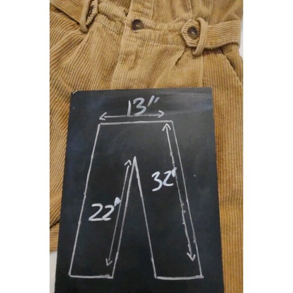 12th Tribe Style For The Global Soul Brown Cordoroy Jumpsuit Size S/M Dolman Slv - Picture 9 of 12